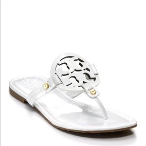 tory burch sandals white